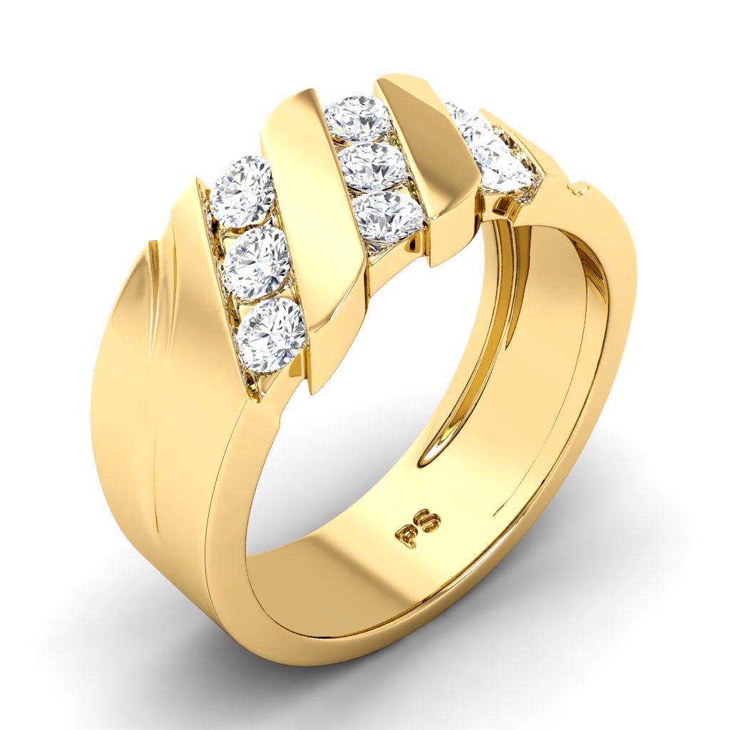 0.00 CT Cut Diamonds - Mens Wedding Bands