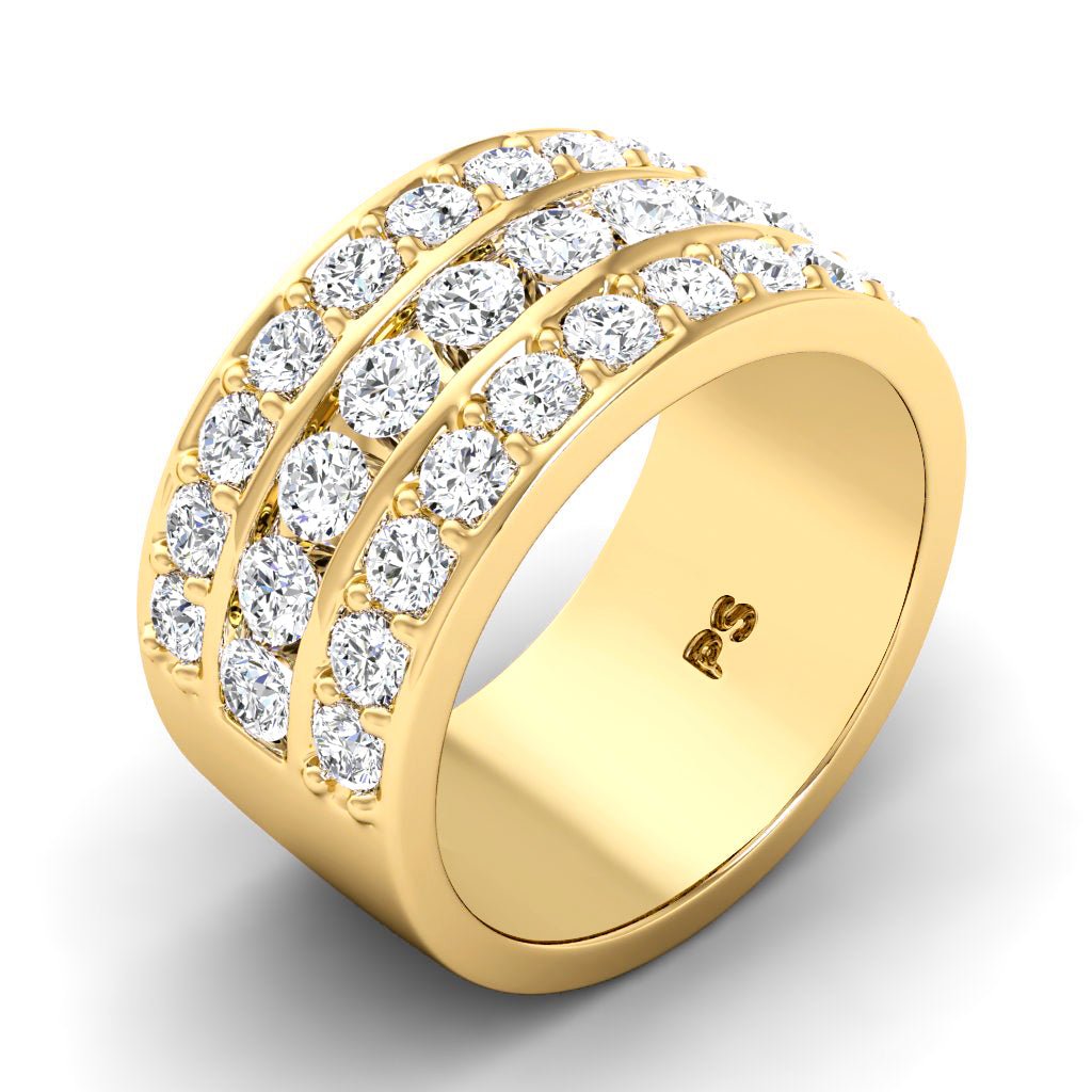 2.00 CT Round Cut Lab Grown Diamonds - Wedding Band - Primestyle.com