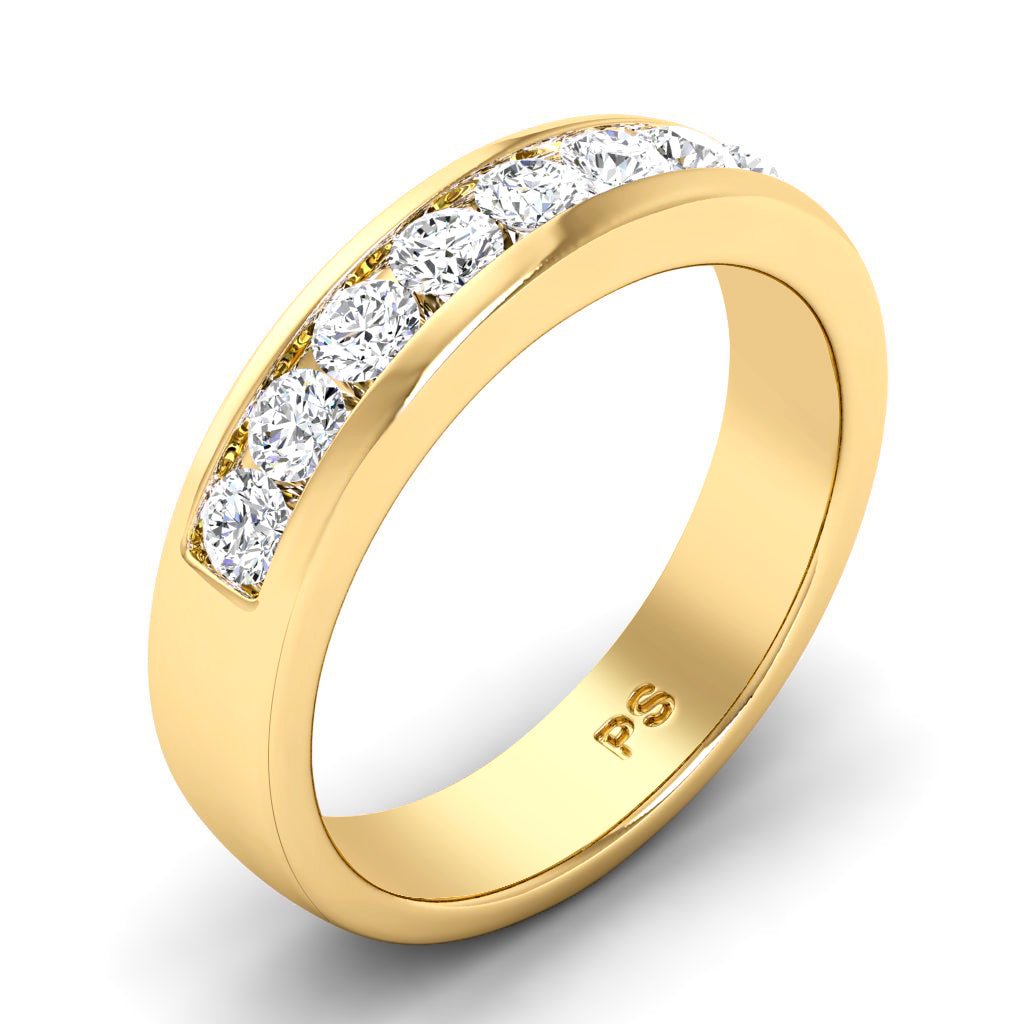 0.00 CT Cut Diamonds - Mens Wedding Bands