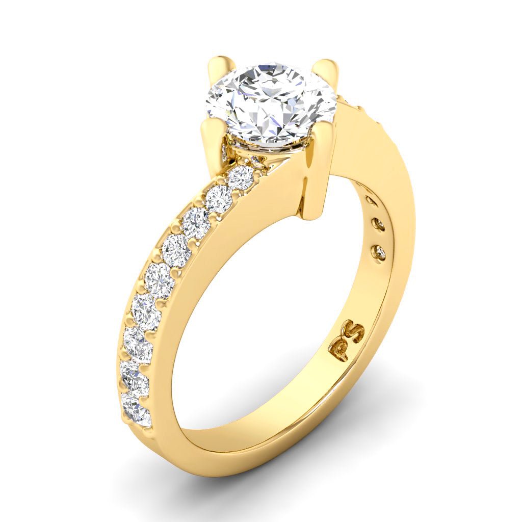 0.85 - 6.35 CT Round Cut Diamonds - Engagement Ring - Primestyle.com