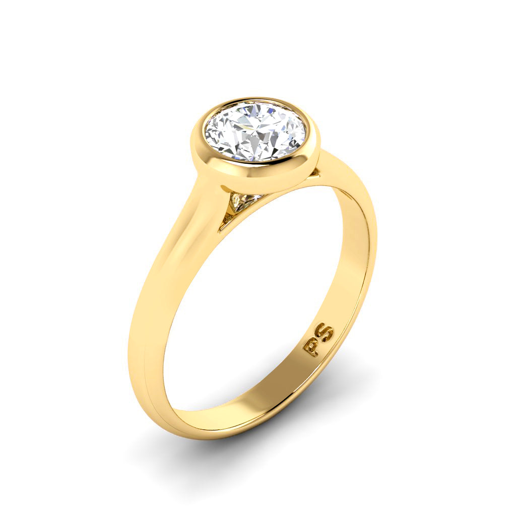 0.35 - 1.50 CT Round Cut Natural Diamonds - Solitaire Rings - Primestyle.com