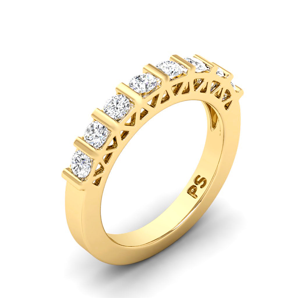 0.50 CT Round Cut Diamonds - Wedding Band