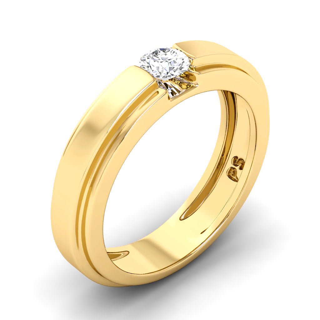 0.25 CT Round Cut Natural Diamonds - Wedding Band