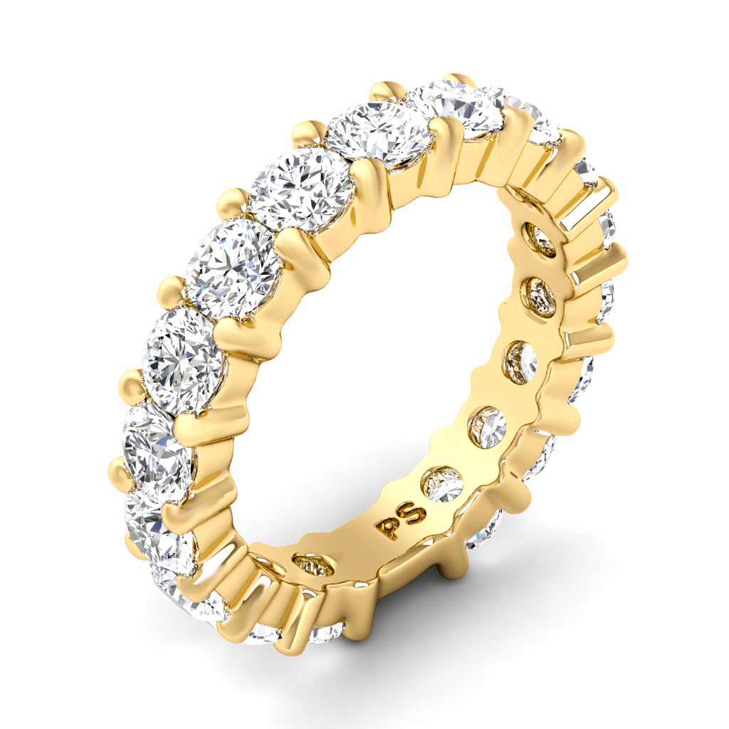 2.90 CT Round Cut Diamonds - Wedding Band