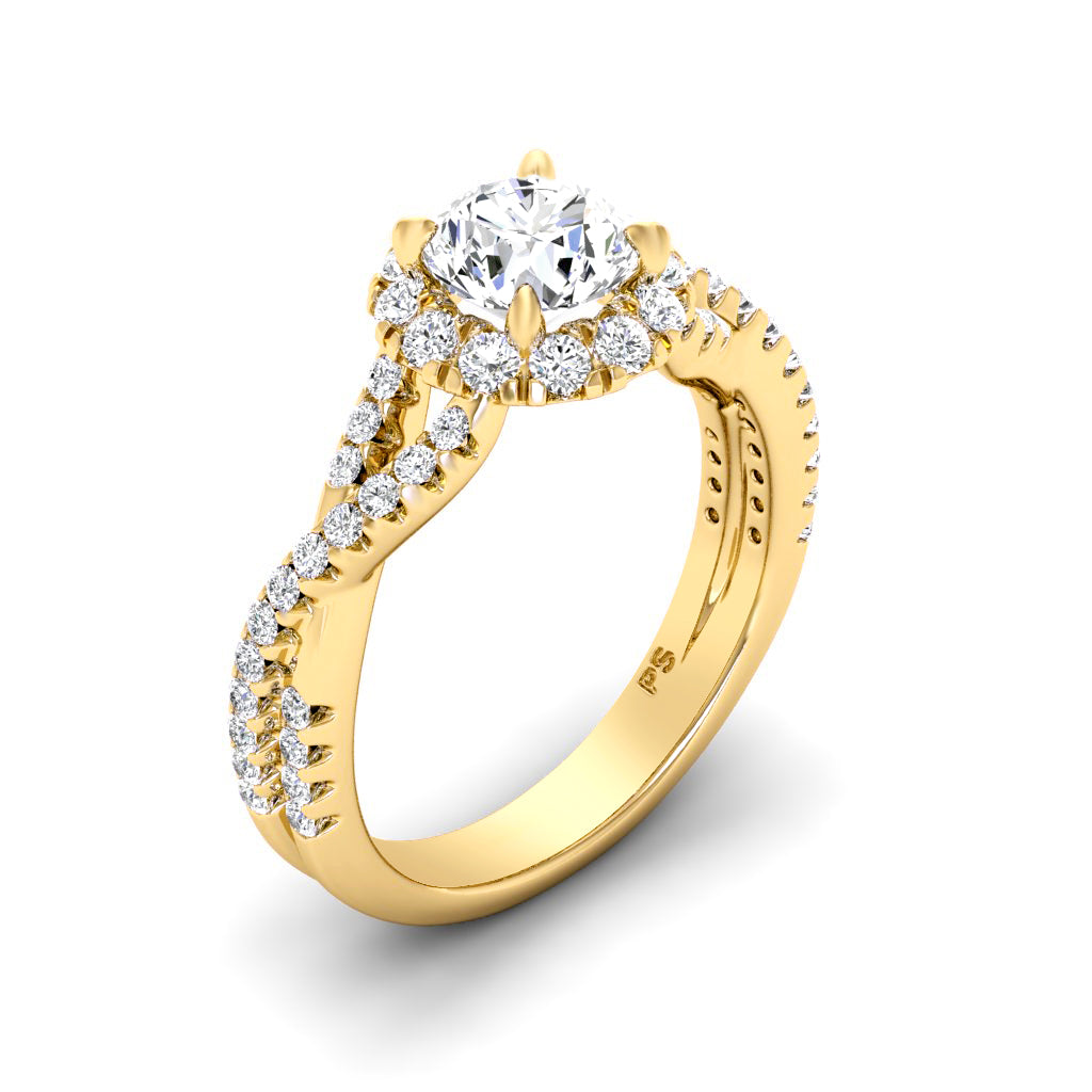 0.80-1.95 CT Round Cut Diamonds - Engagement Ring