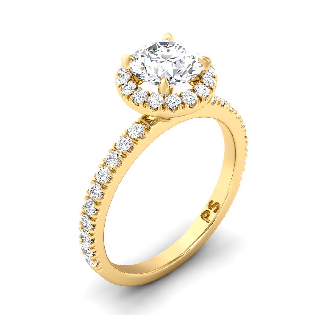 0.90 - 6.40 CT Round Cut Diamonds - Engagement Ring - Primestyle.com