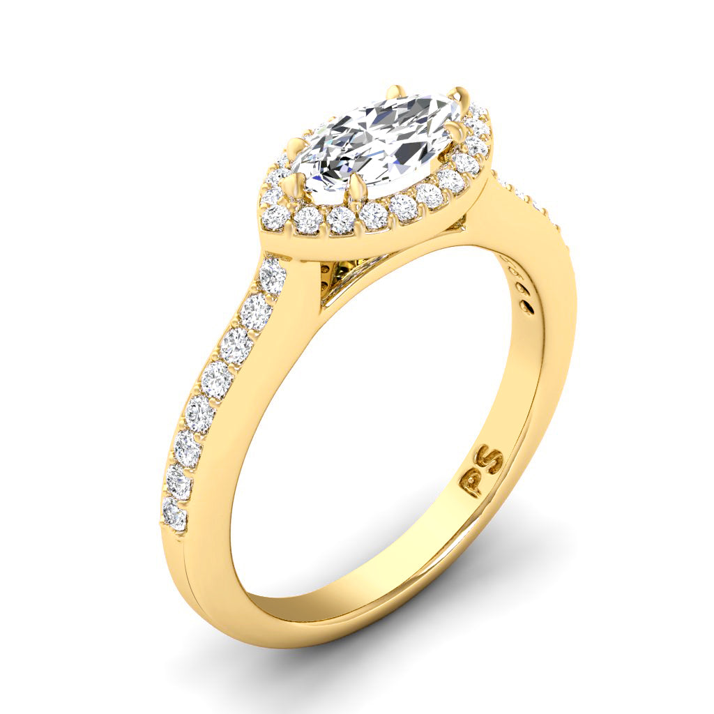 0.65-1.80 CT Round &amp; Marquise Cut Diamonds - Engagement Ring