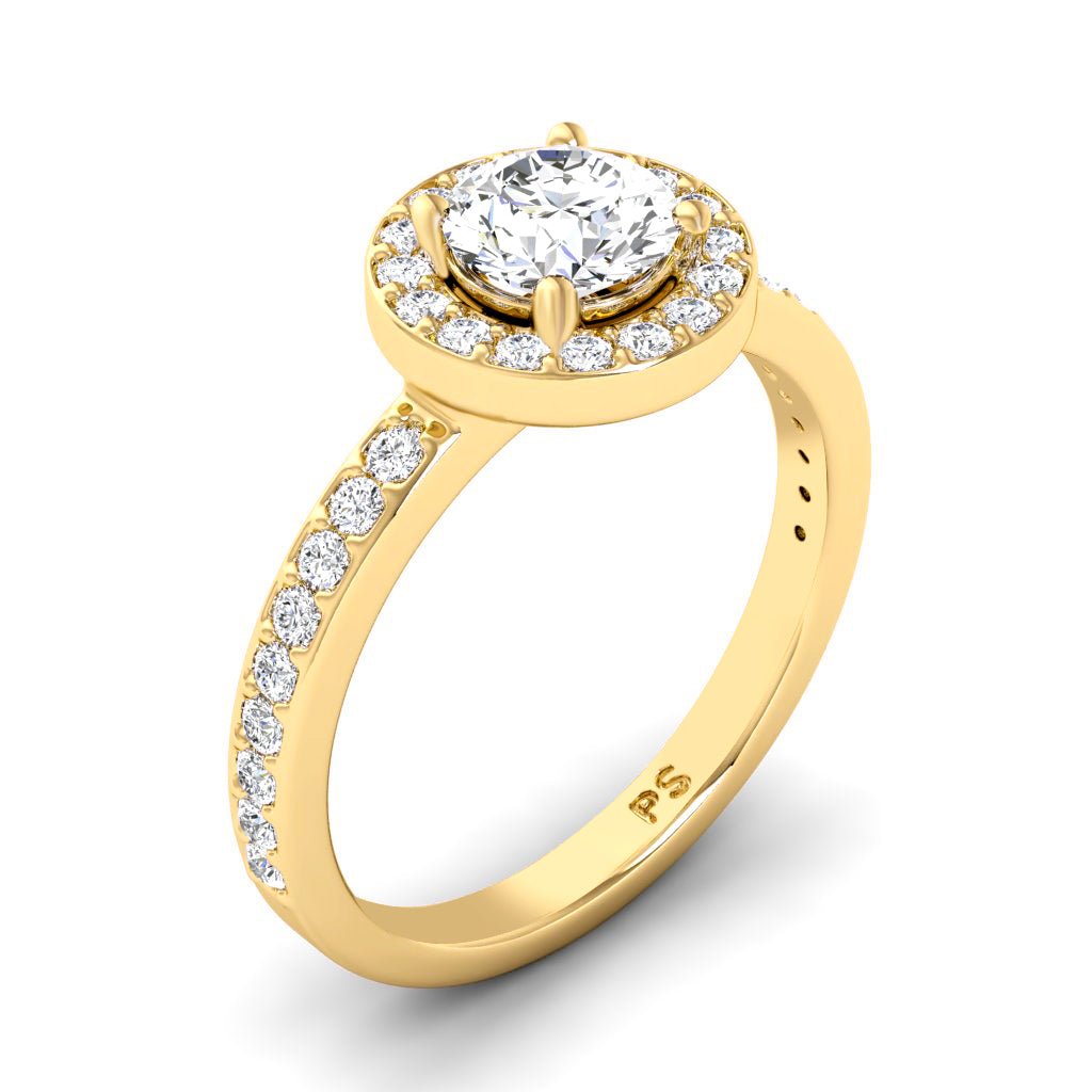 0.90 - 6.40 CT Round Cut Diamonds - Engagement Ring - Primestyle.com