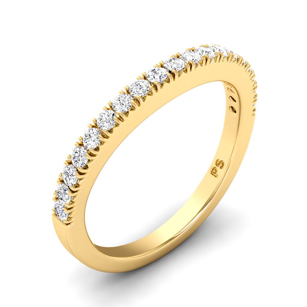 0.30 CT Round Cut Natural Diamonds - Wedding Band