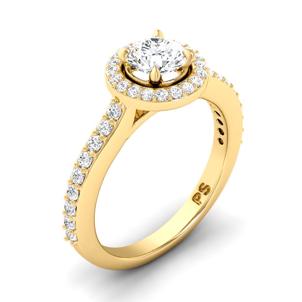 0.75 - 1.90 CT Round Cut Natural Diamonds - Engagement Ring - Primestyle.com