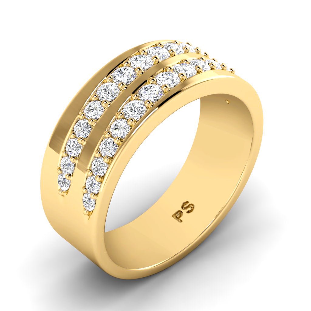0.00 CT Cut Diamonds - Mens Wedding Bands