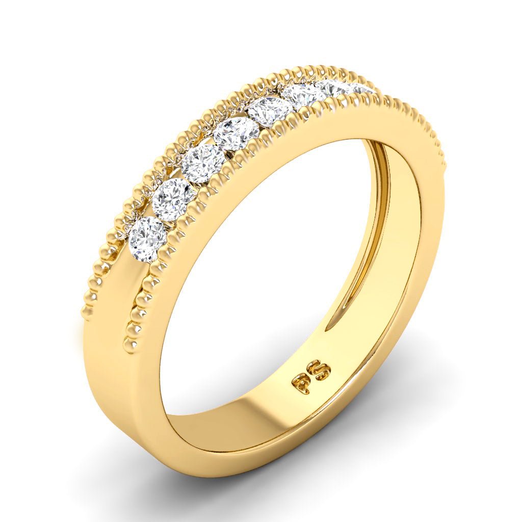 0.45 CT Round Cut Diamonds - Wedding Band