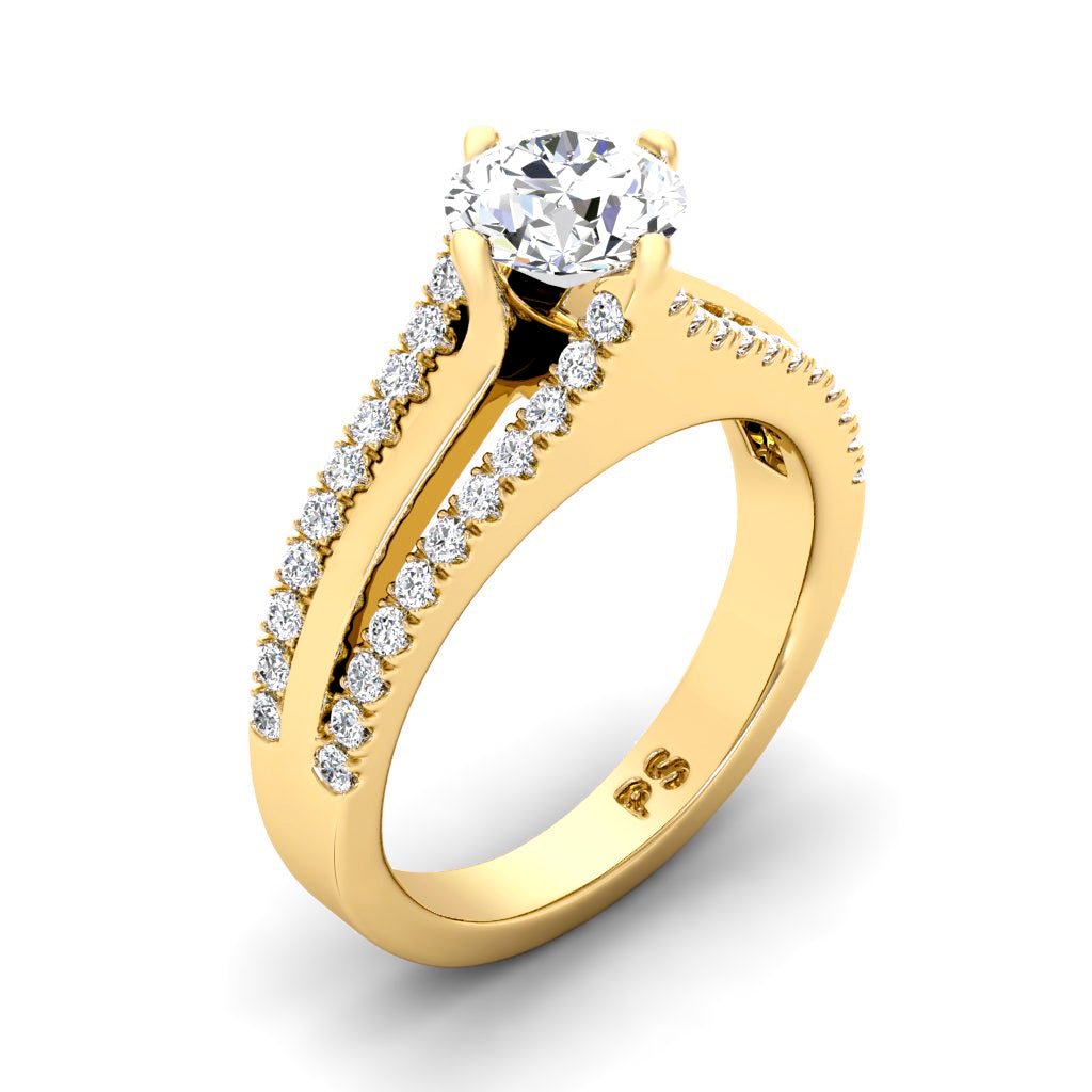 0.80 - 1.95 CT Round Cut Natural Diamonds - Engagement Ring - Primestyle.com