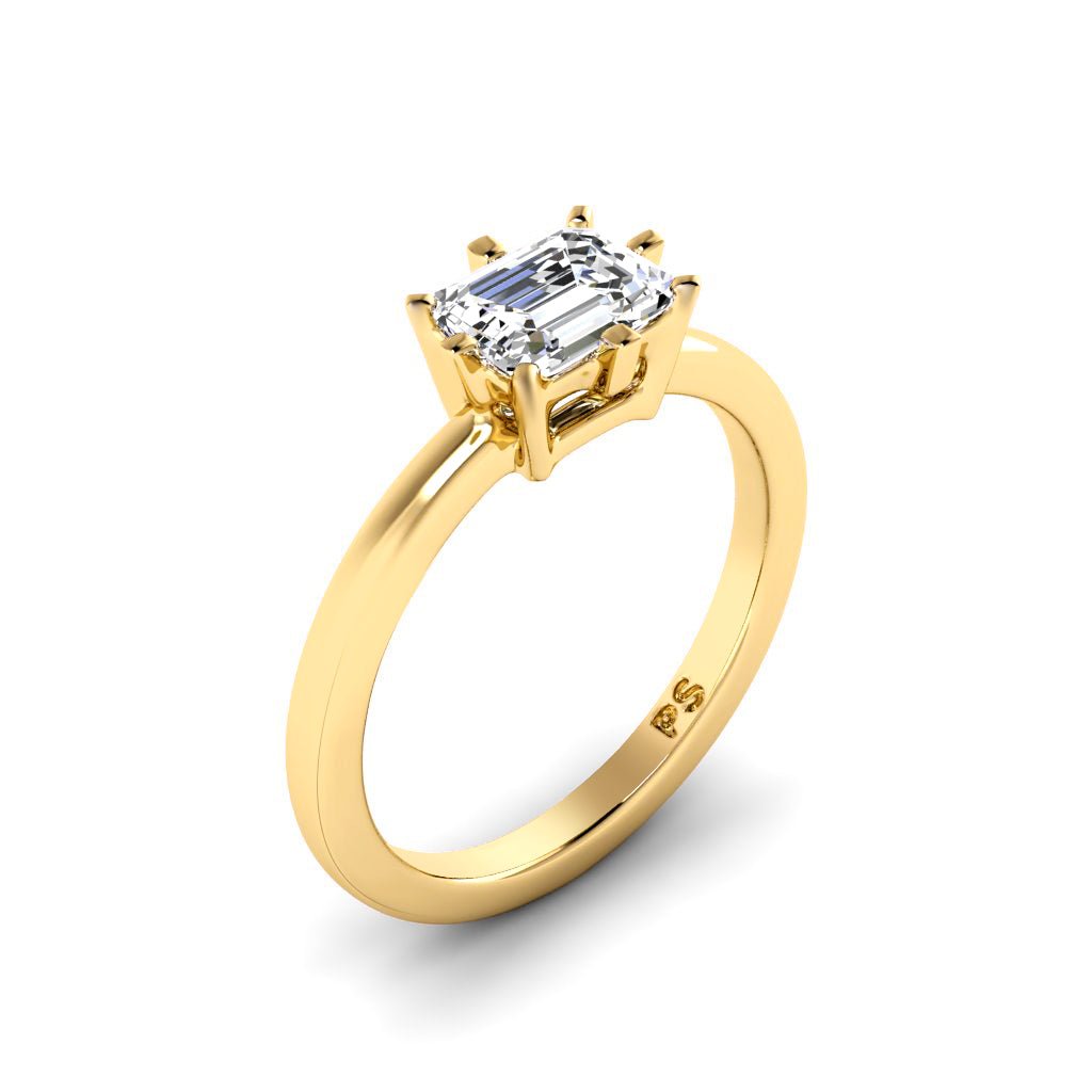 0.35 - 1.50 CT Radiant Cut Natural Diamonds - Solitaire Rings - Primestyle.com