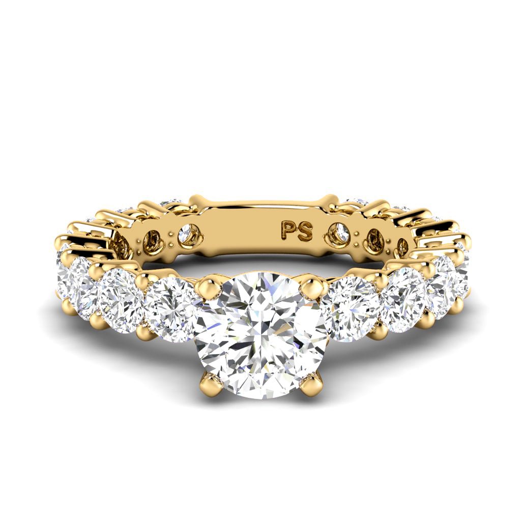 2.60 - 3.75 CT Round Cut Natural Diamonds - Engagement Ring - Primestyle.com