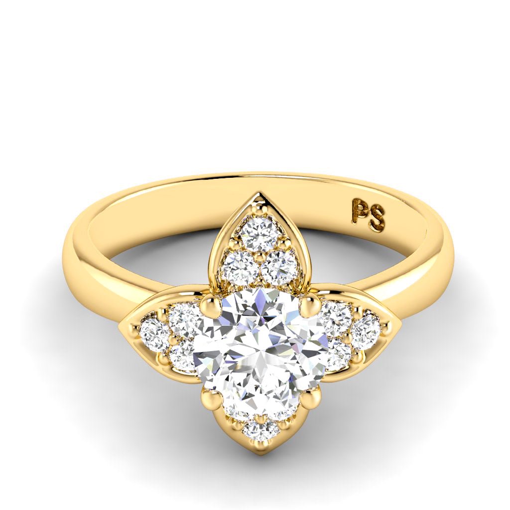 0.70-6.20 CT Round Cut Diamonds - Engagement Ring