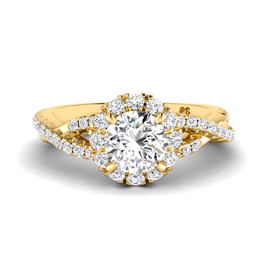 0.80-1.95 CT Round Cut Diamonds - Engagement Ring