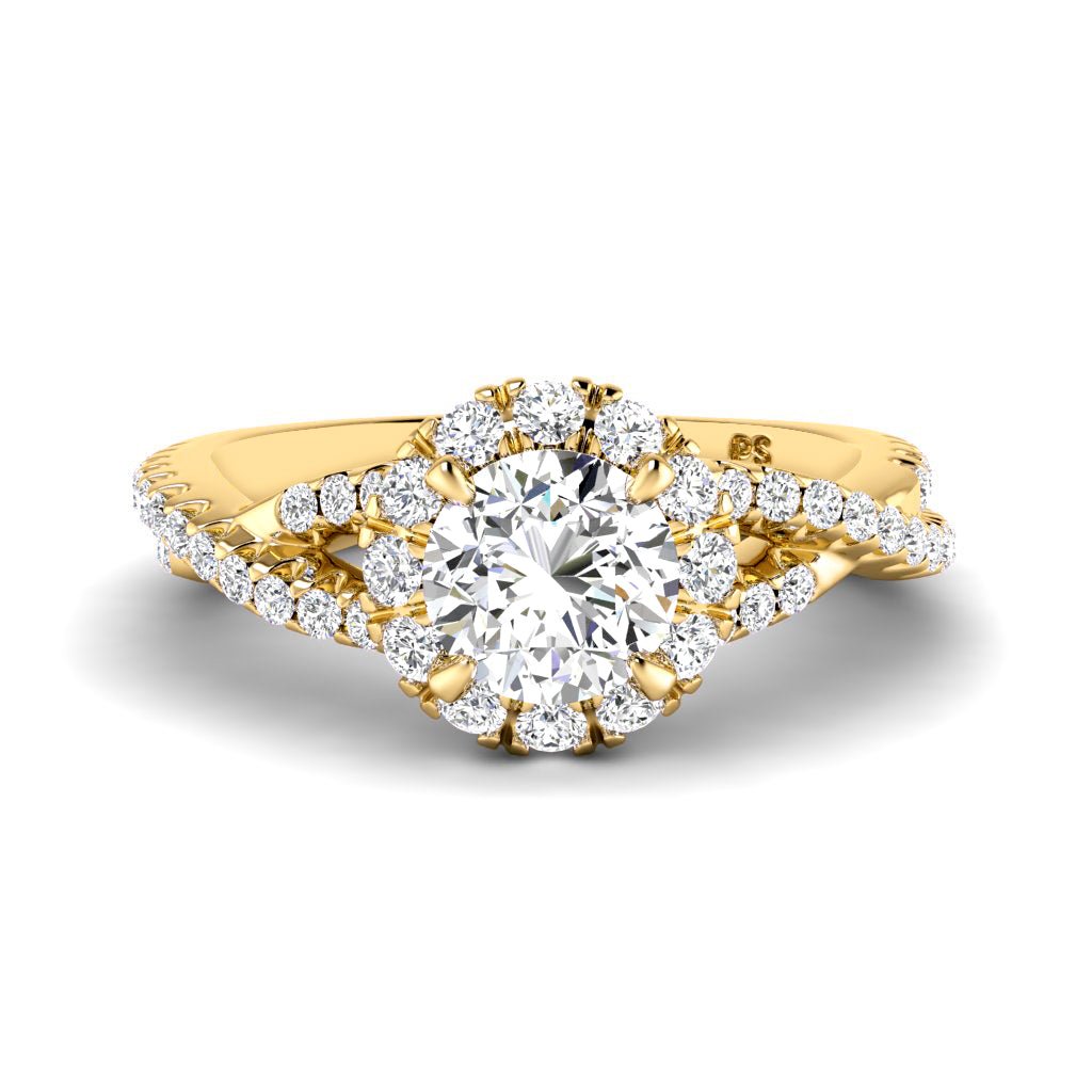 0.80 - 1.95 CT Round Cut Natural Diamonds - Engagement Ring - Primestyle.com