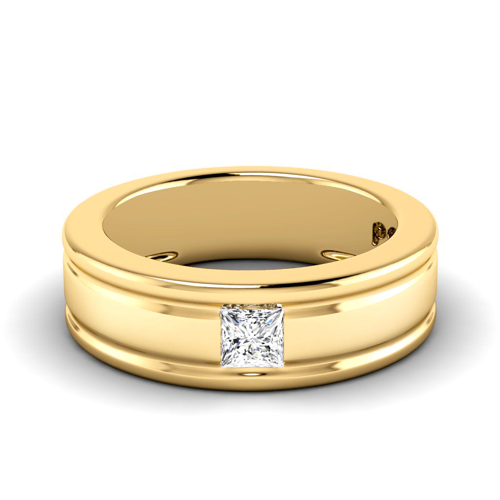 0.20 CT Princess Cut Diamonds - Wedding Band