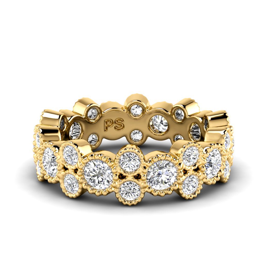1.70 CT Round Cut Natural Diamonds - Eternity Rings - Primestyle.com