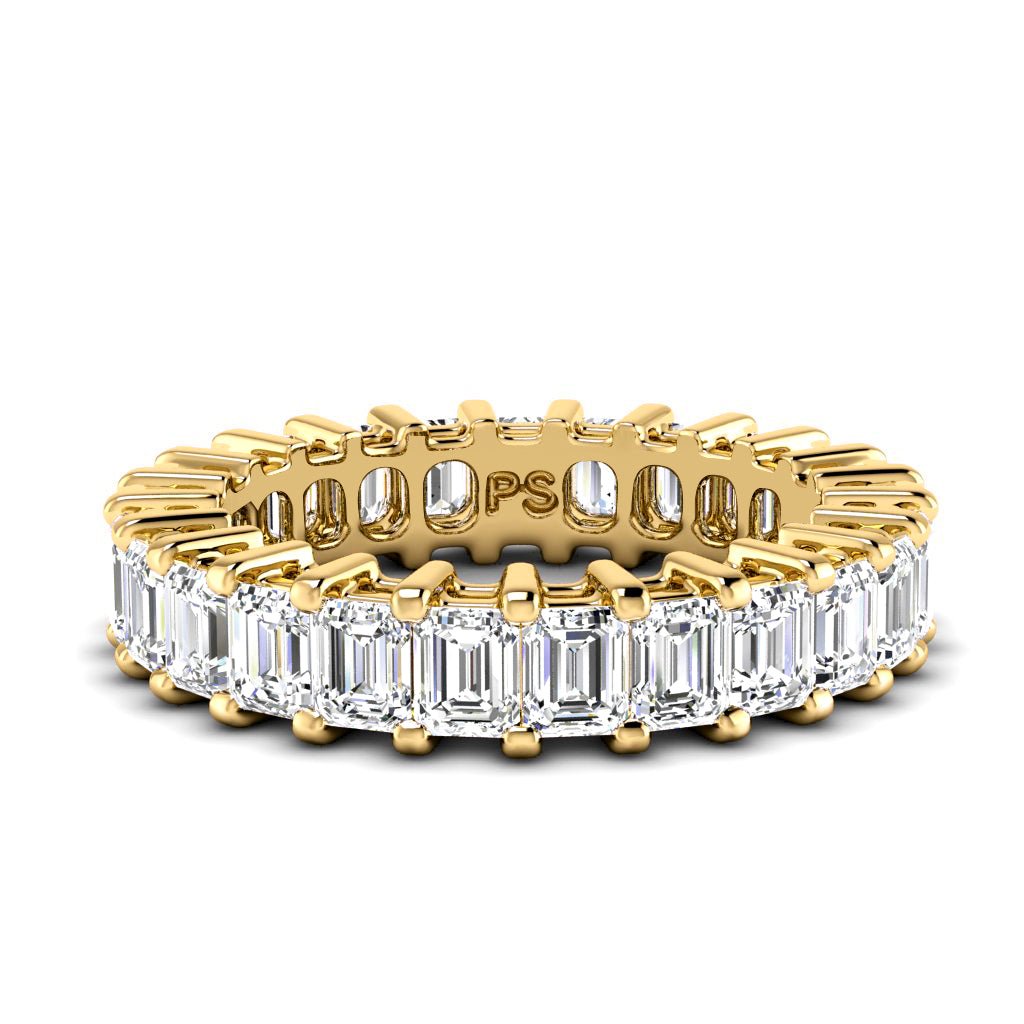 3.00-6.00 CT Emerald Cut Diamonds - Eternity Rings