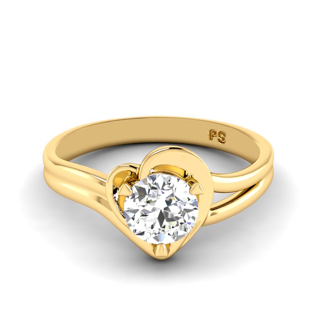 0.35-1.50 CT Round Cut Natural Diamonds - Solitaire Rings