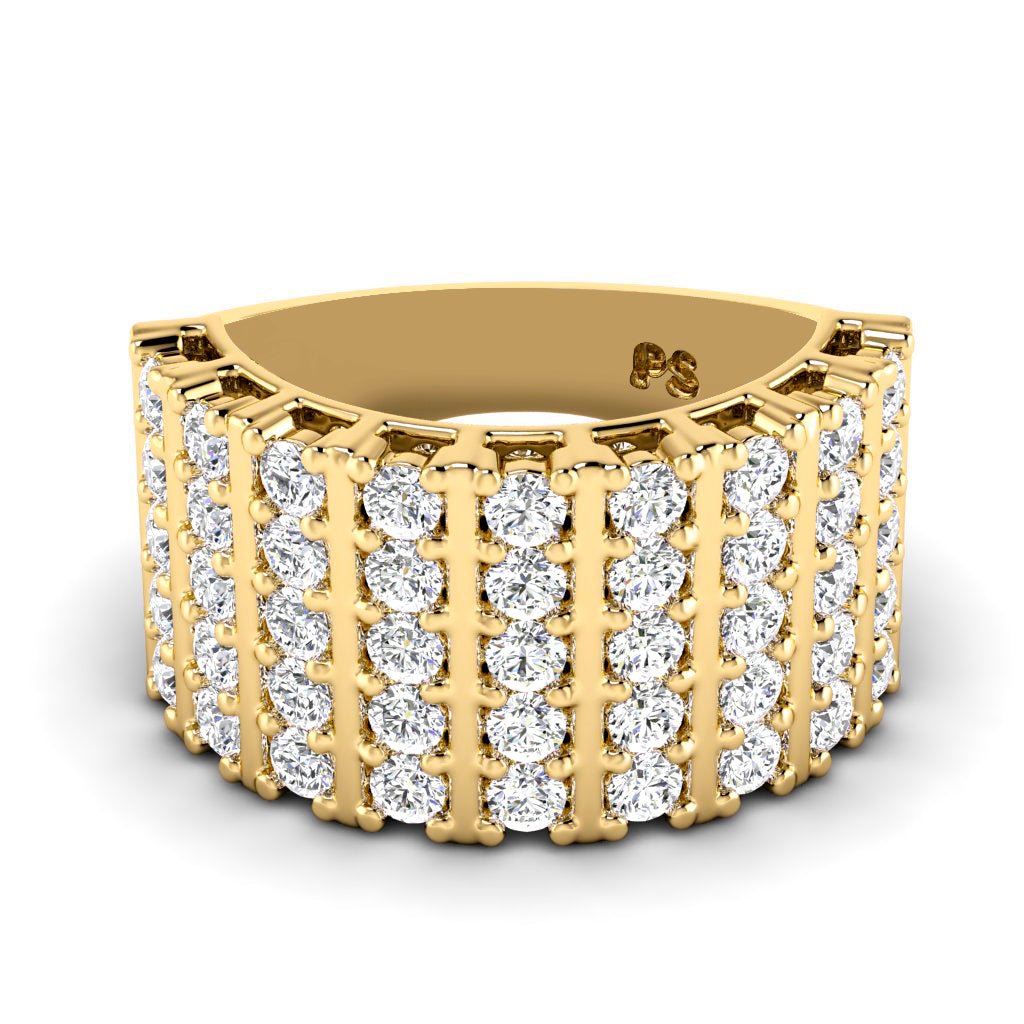 2.00 CT Round Cut Natural Diamonds - Wedding Band