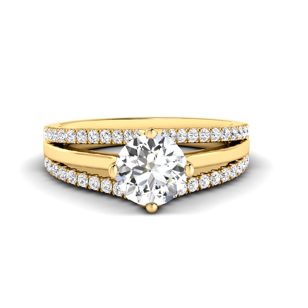 0.80-1.95 CT Round Cut Diamonds - Engagement Ring