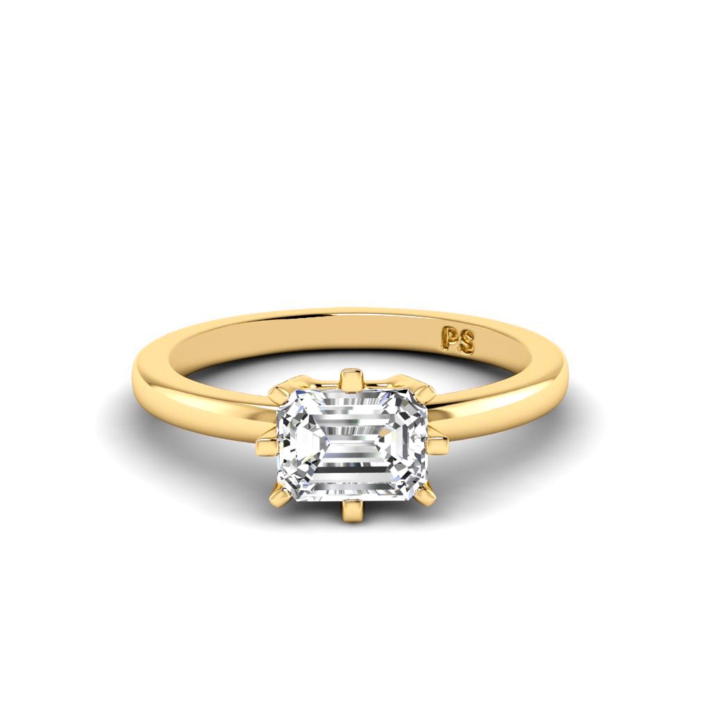 0.35-1.50 CT Radiant Cut Natural Diamonds - Solitaire Rings