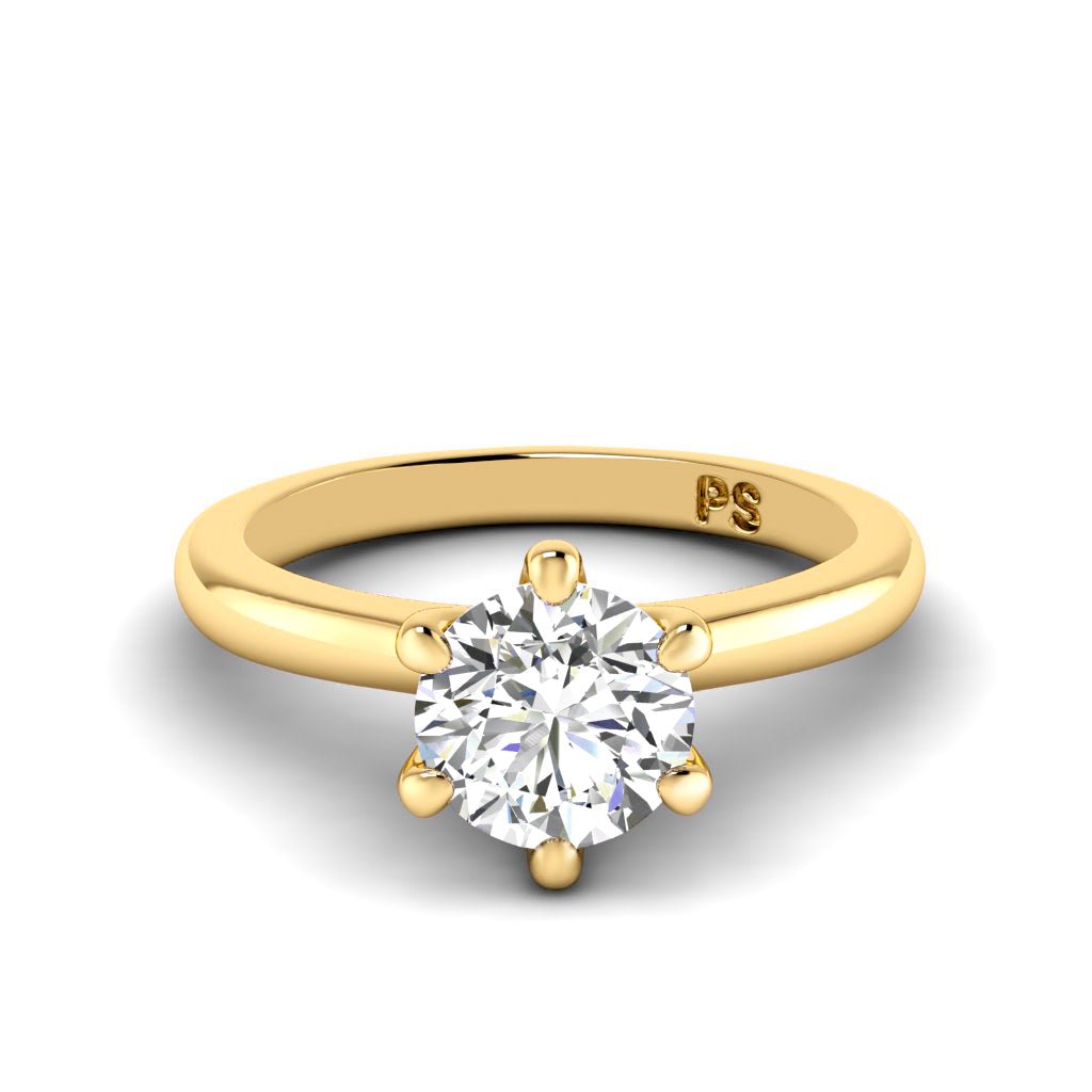 0.35 - 1.50 CT Round Cut Natural Diamonds - Solitaire Rings - Primestyle.com