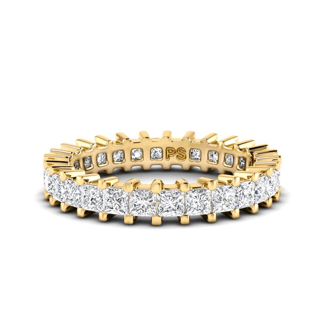 3.00 - 7.00 CT Princess Cut Diamonds - Eternity Ring - Primestyle.com