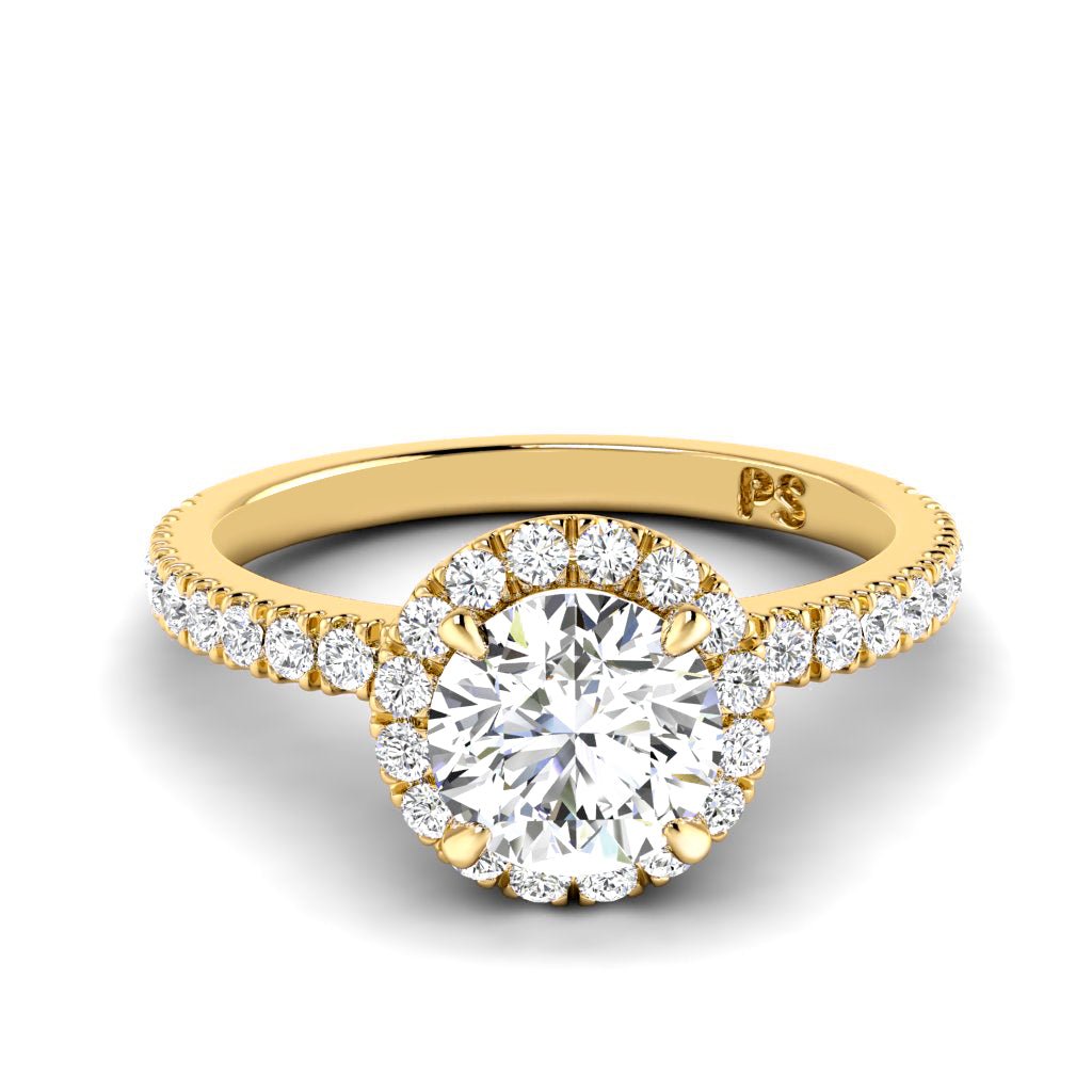 0.75 - 1.90 CT Round Cut Natural Diamonds - Engagement Ring - Primestyle.com