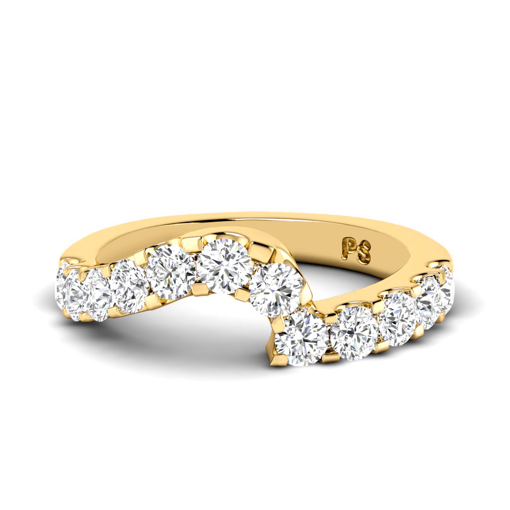 1.10 CT Round Cut Diamonds - Wedding Band