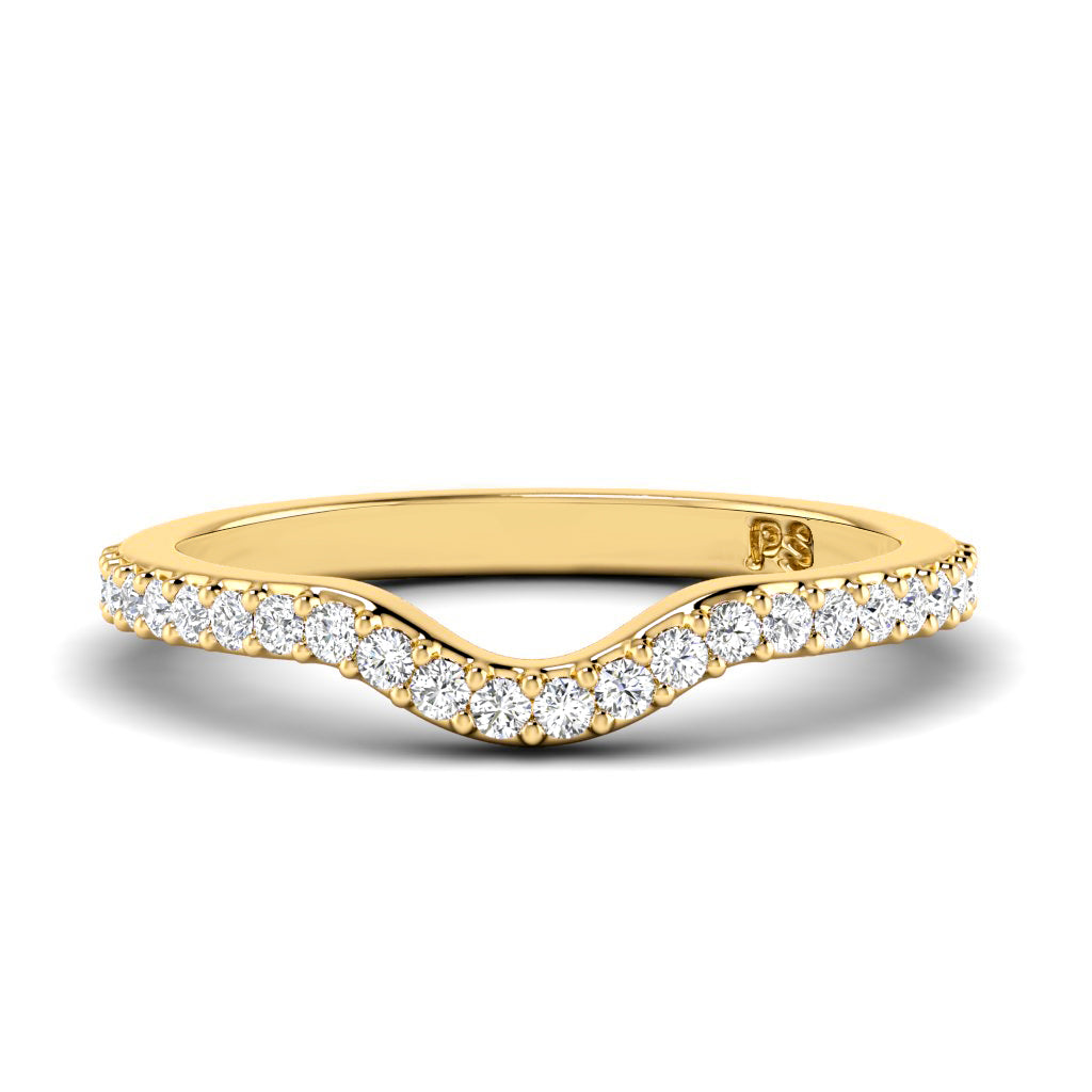 0.25 CT Round Cut Diamonds - Wedding Band