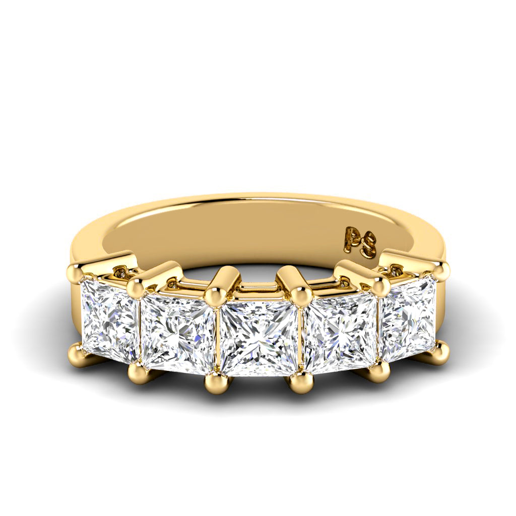 1.70 CT Princess Cut Diamonds - Wedding Band