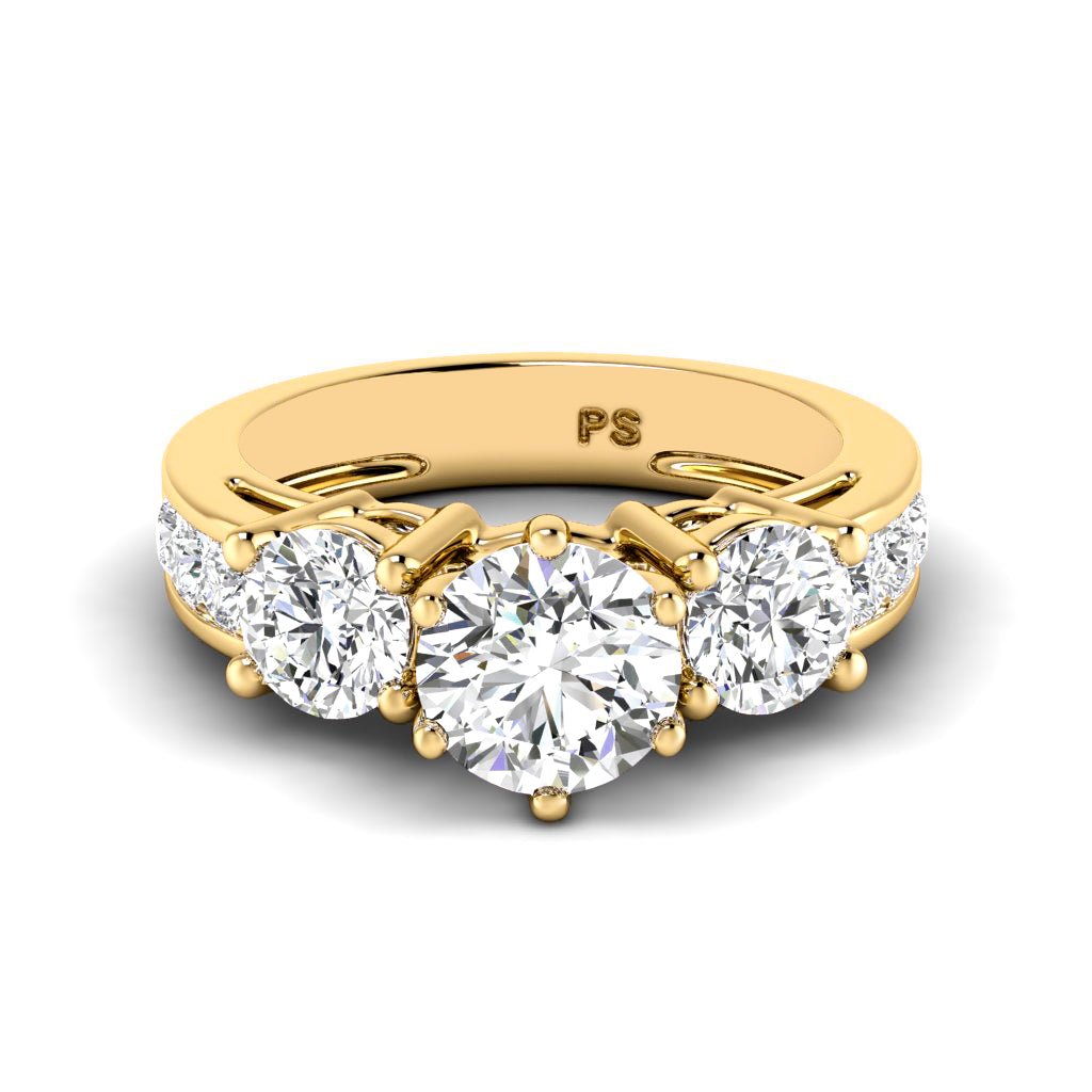 1.15 - 2.30 CT Round Cut Natural Diamonds - Engagement Ring - Primestyle.com