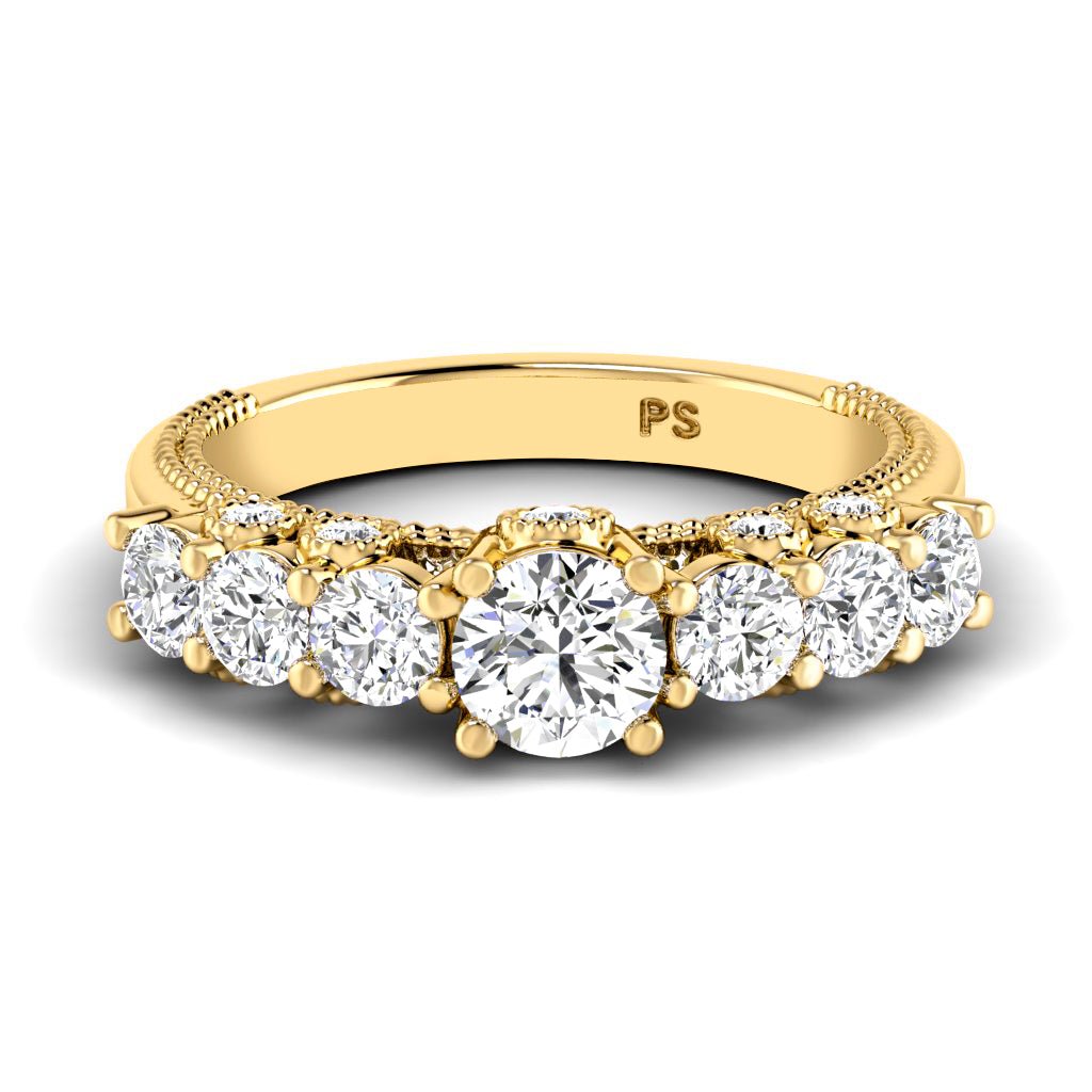 1.45-2.60 CT Round Cut Natural Diamonds - Engagement Ring