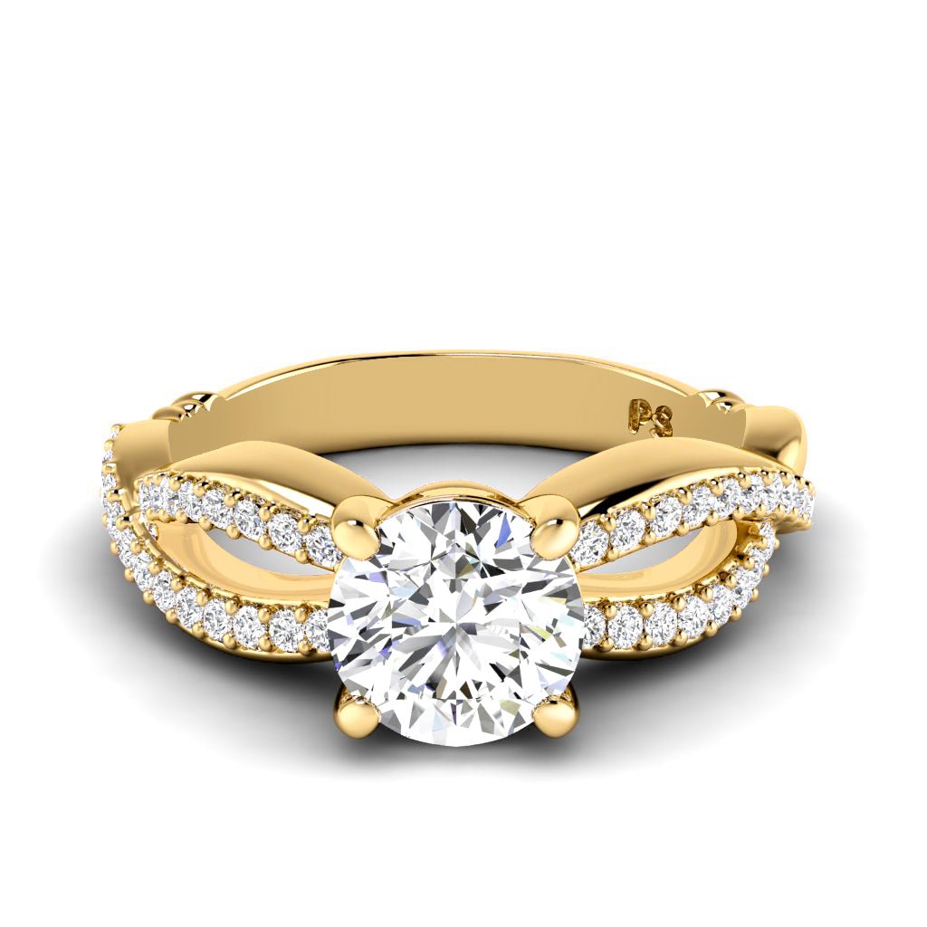 0.70-6.20 CT Round Cut Lab Grown Diamonds - Engagement Ring
