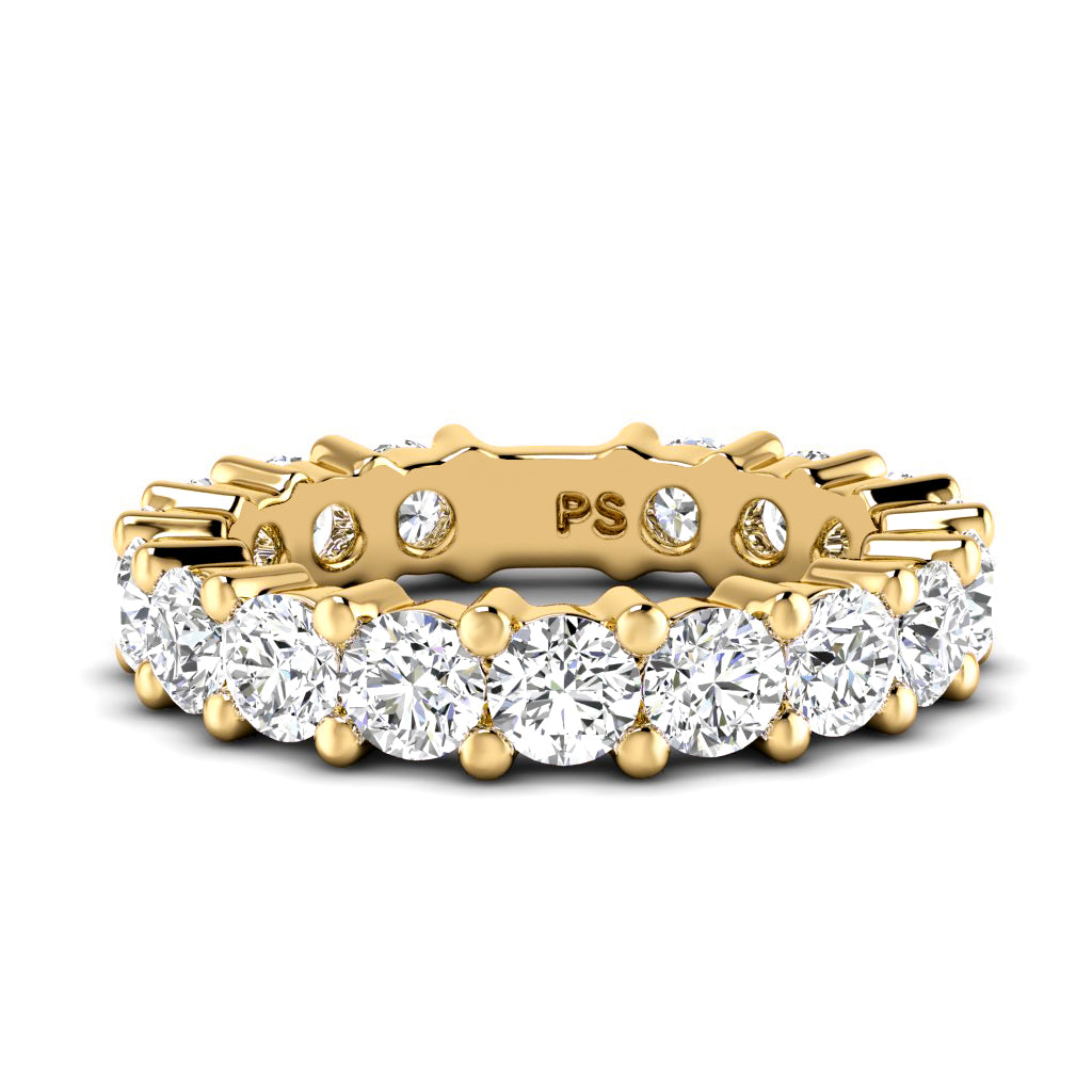 2.90 CT Round Cut Natural Diamonds - Wedding Band