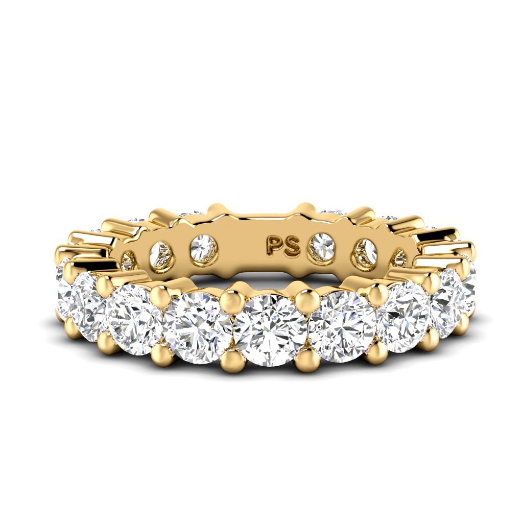 2.90 CT Round Cut Natural Diamonds - Wedding Band