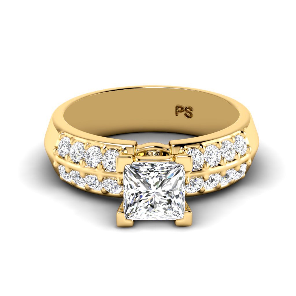 0.85-6.35 CT Round Cut Lab Grown Diamonds - Engagement Ring