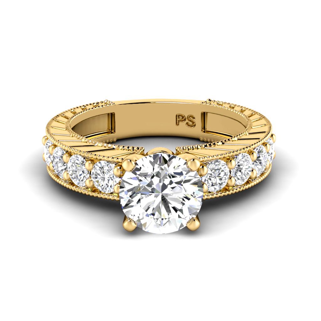 1.20 - 2.35 CT Round Cut Natural Diamonds - Engagement Ring - Primestyle.com