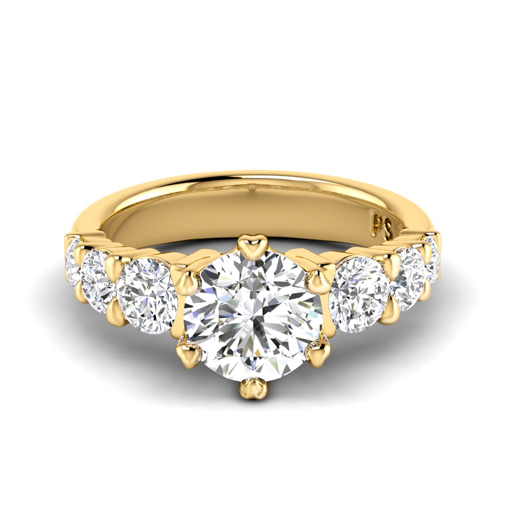 1.40-2.55 CT Round Cut Diamonds - Engagement Ring