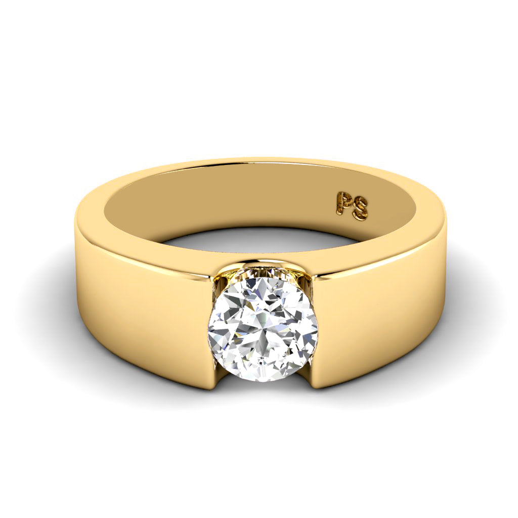 0.35-1.50 CT Round Cut Natural Diamonds - Solitaire Rings