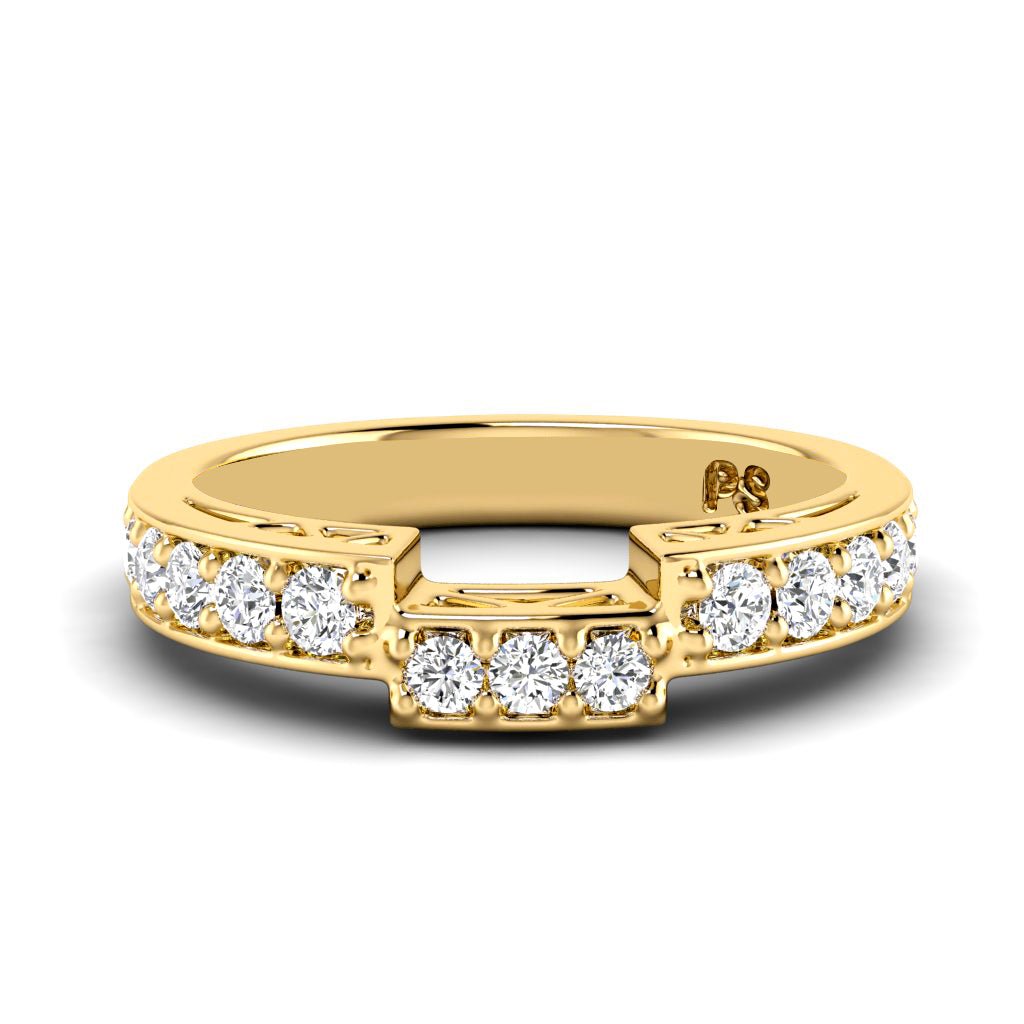 0.60 CT Round Cut Diamonds - Wedding Band