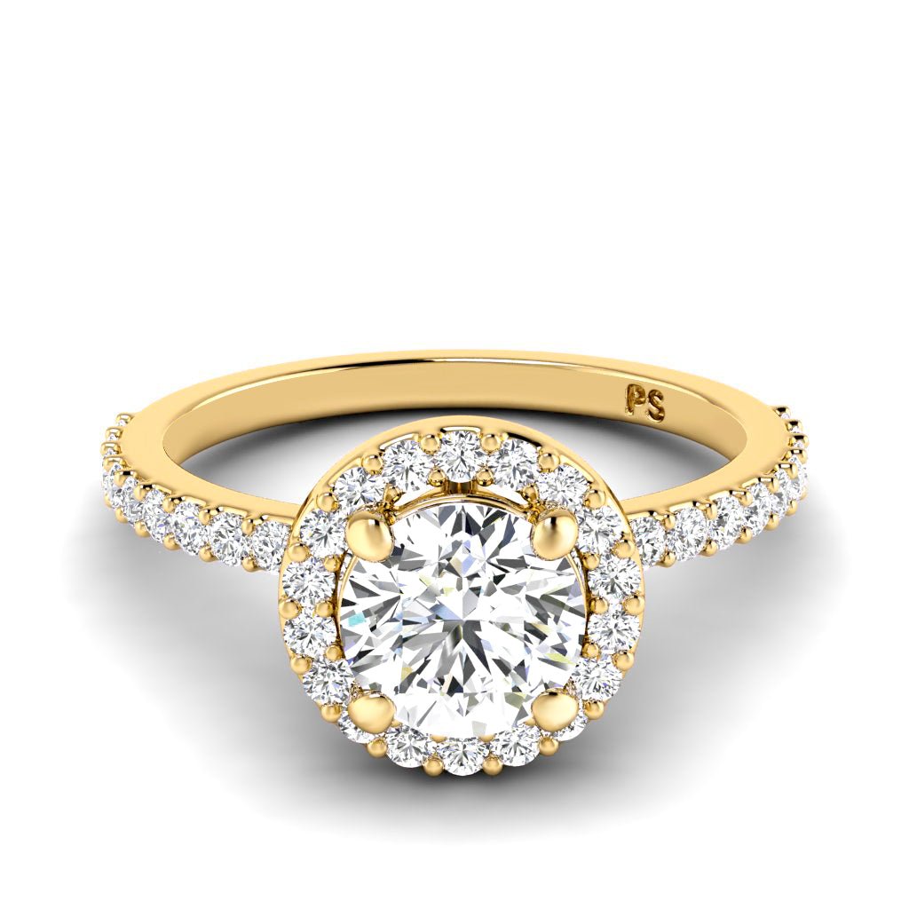 0.90-6.40 CT Round Cut Diamonds - Engagement Ring