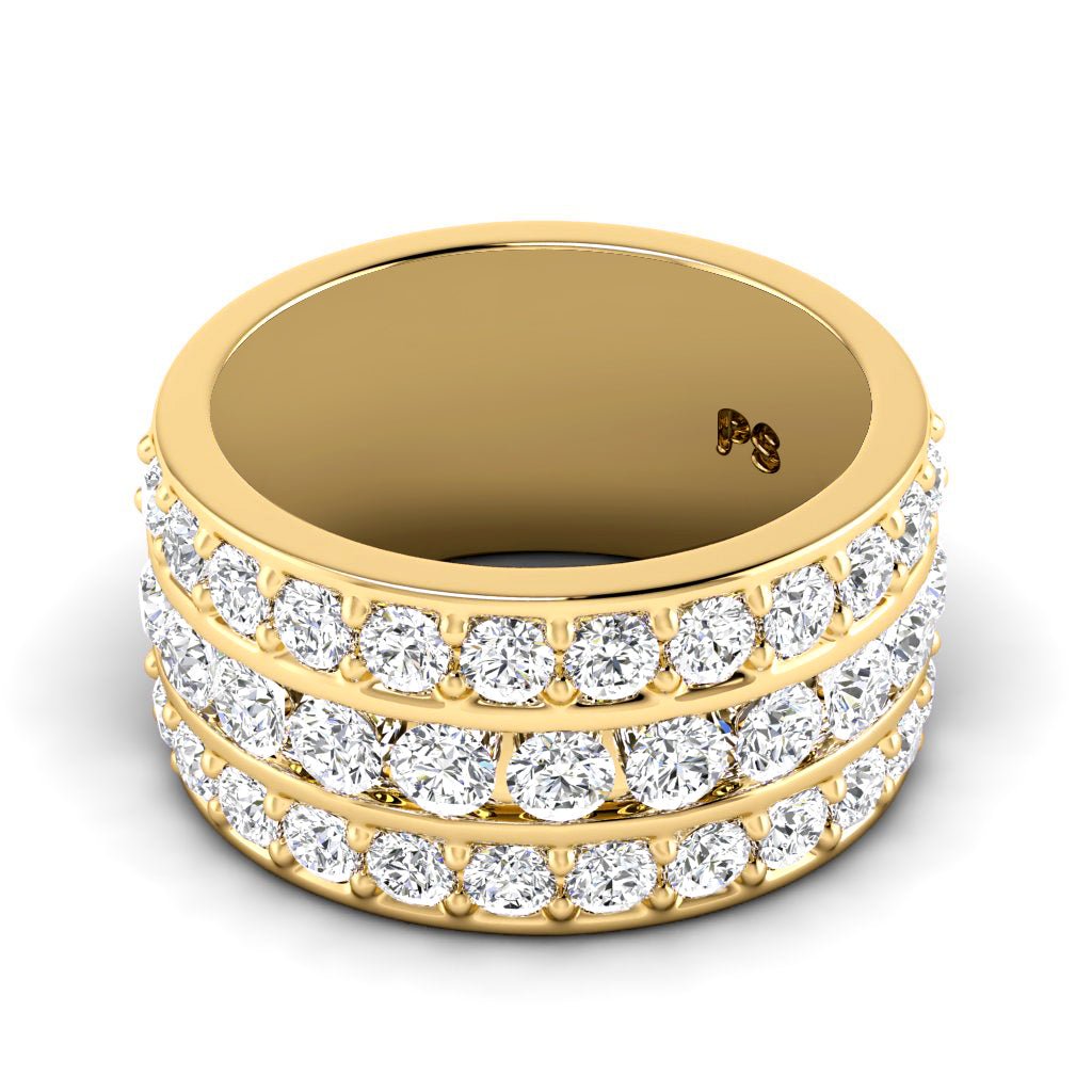 2.00 CT Round Cut Lab Grown Diamonds - Wedding Band - Primestyle.com