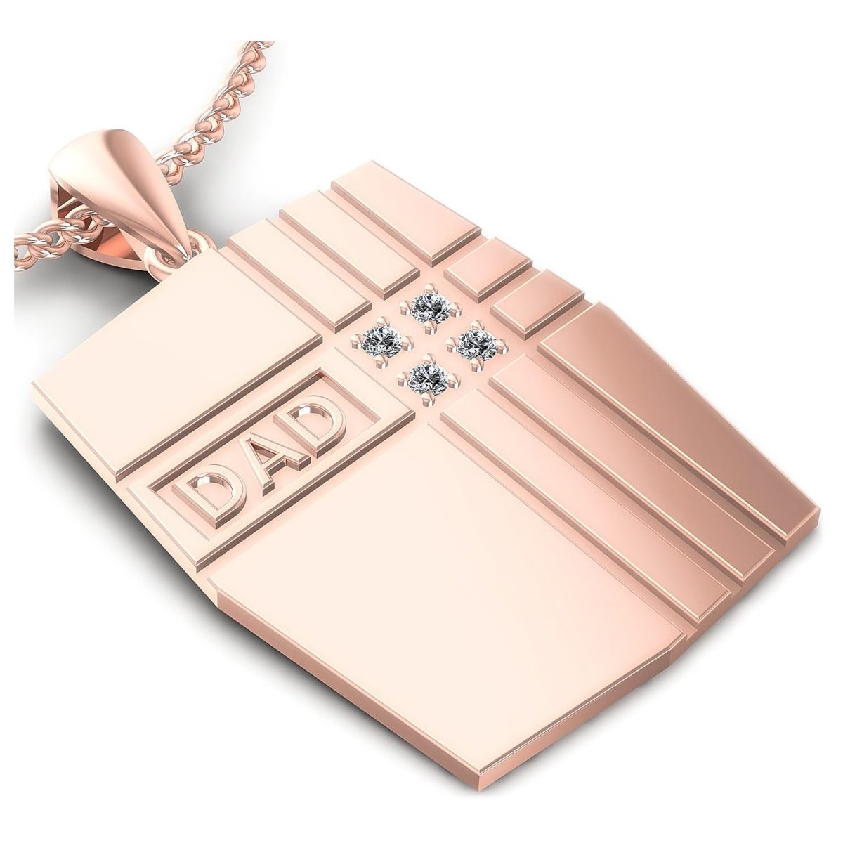 0.15 CT Round Cut Diamonds - Diamond Pendant