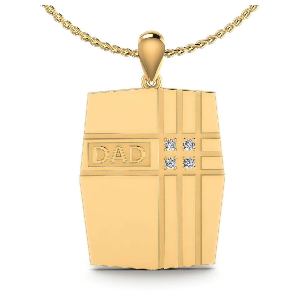 0.15 CT Round Cut Natural Diamonds - Diamond Pendants - Primestyle.com