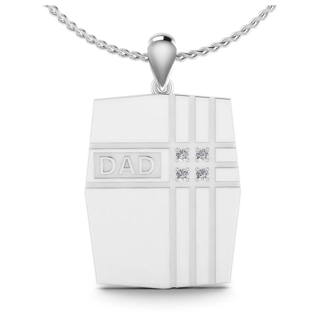 0.15 CT Round Cut Natural Diamonds - Diamond Pendants - Primestyle.com